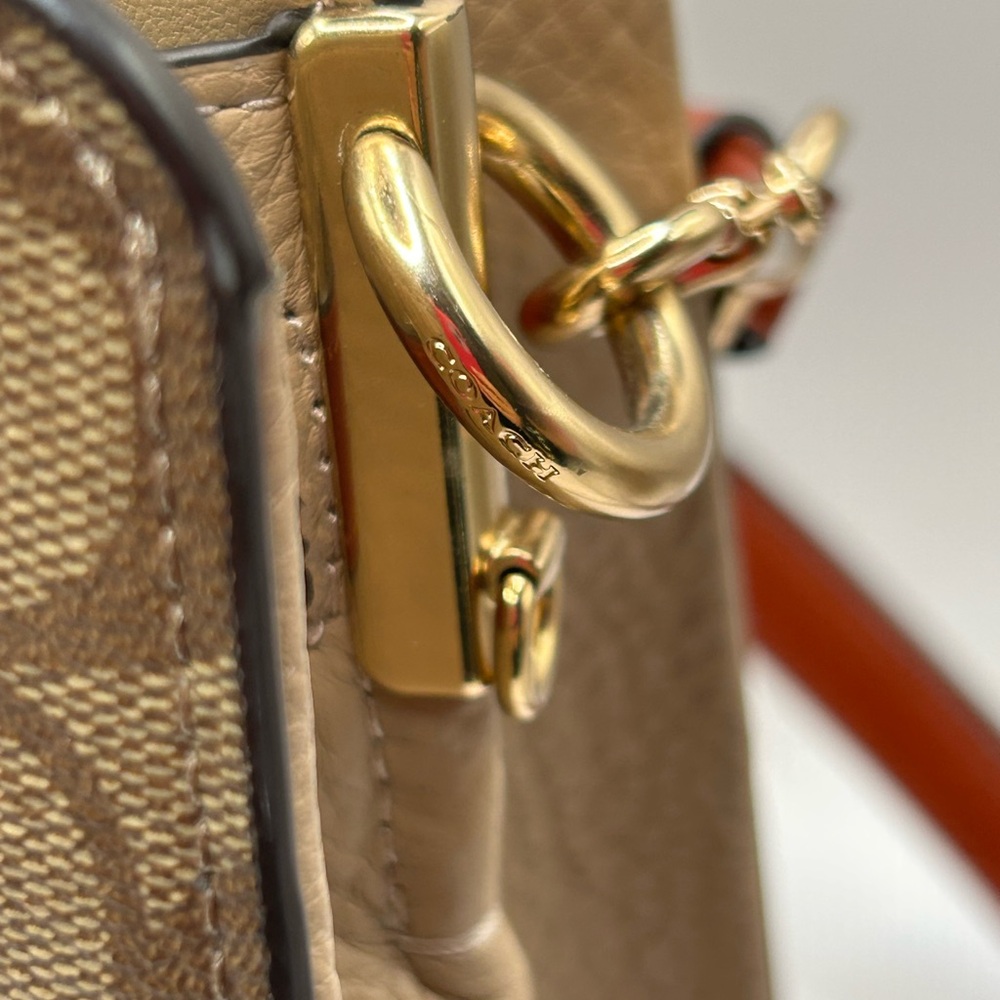 Coach Carryall Color Block Satchel - Picture 11 of 15